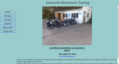 Desktop Screenshot of cotswoldmotorcycletraining.co.uk