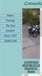 Mobile Screenshot of cotswoldmotorcycletraining.co.uk